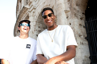Kingsley and John Italy